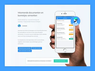 Moneybird - Explore page explore moneybird product page