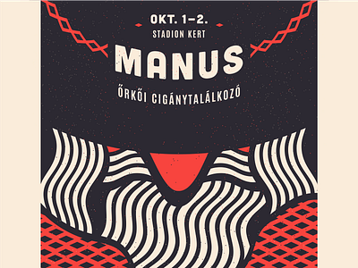 Manus [ Poster for a Fest ] adline brassai fest festival gipsy poster print design