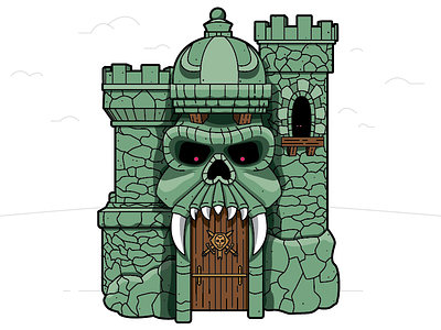 31 Days Of Skulls - Day 13 castle grayskull masters of the universe mattel motu skull