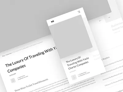ND | Article Page article page blog clean dating guides layout mobile next article theme ui ux wireframe