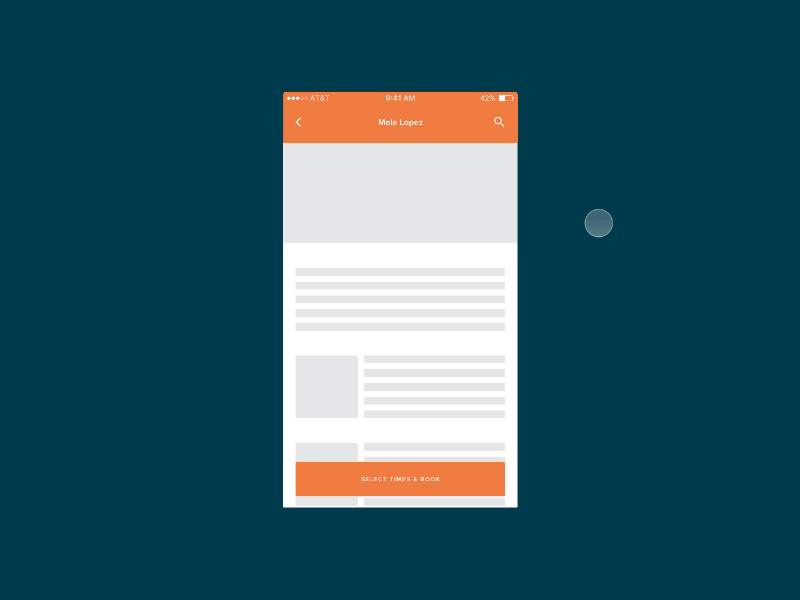 [WIP] Booking flow interaction design ios mobile design principle prototyping ui ui design ux ux design