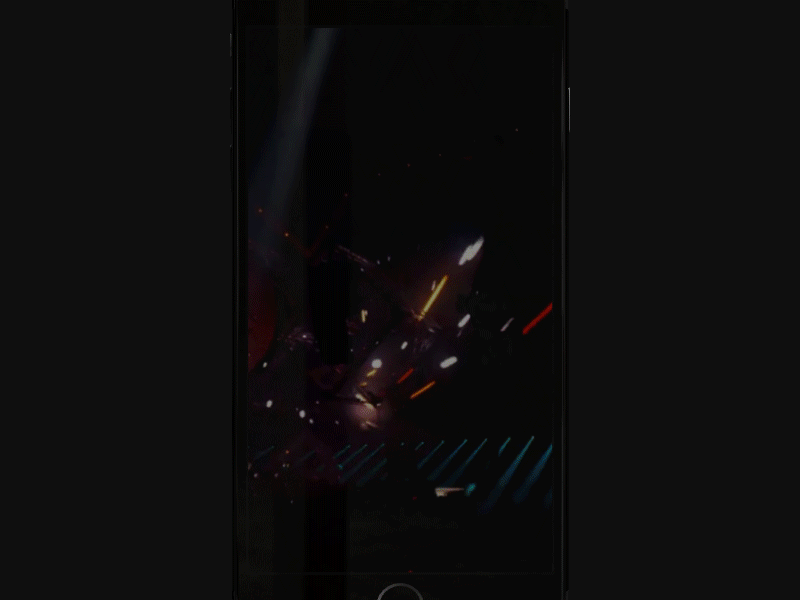Q-Dance Intro Flow animation app intro ios iphone onboarding video