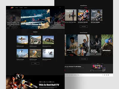 RedBull TV : Home calendar extreme redbull sports tv video
