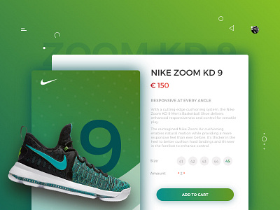 E -Commerce Nike Concept Shop concept ecommerce nike shoes sketch3 ui ux website