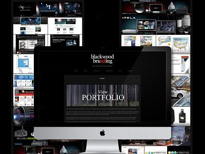 Blackwood Branding Website & Logo Design company websit logo design portfolio website