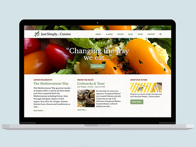 Just Simply... Cuisine refresh food refresh website