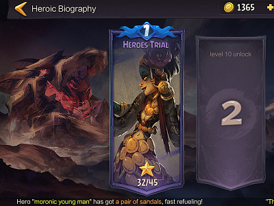 Game UI design Phantom Tribe-3 design game ui