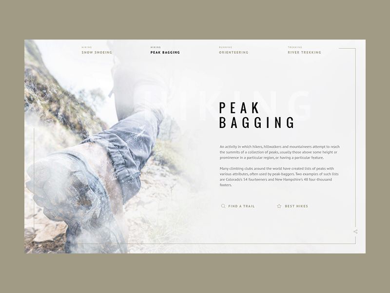 Social Share 010 dailyui hiking share social ui