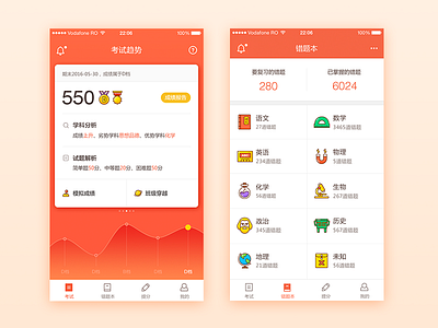 Good Score APP app appdesign concept flat interactive interface ios mobile ui ux