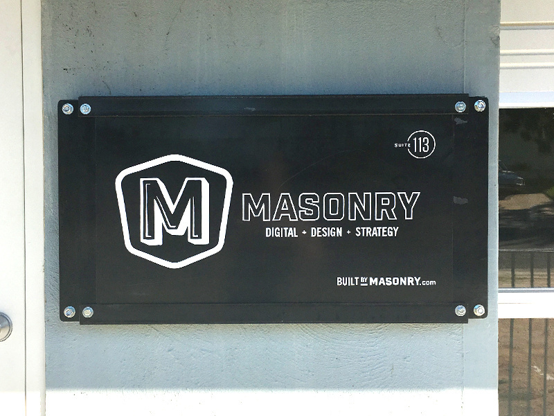 Example of Masonry Signage