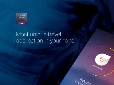 Mobile App Landing Site 2 app color creative design landing mobile page prototype travel ui ux website
