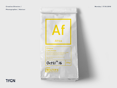 Walter's Coffee Roastery - Packaging Design breakingbad coffee grafik istanbul logo london mark symbol tasarım taygun turkey walter