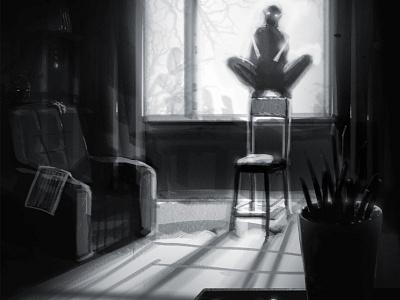Day 15. Custom Monster cg character design concept art doodle photoshop sketch sketching speed painting