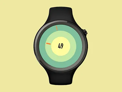 Watch face - Morning Vert androidwear watch watchface