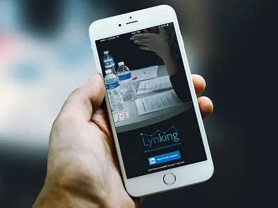 Lynking - Build your network here and now app cofounder events linkedin meetup mobile network professional startup ui ux design