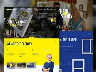 Wallside Windows interface landing layout template ui uiweekly ux wallside web webdesign windows