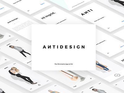 ANTIDESIGN - The minimalist Mobile UI Kit anti design antidesign clean e commerce e commerce app e commerce ui kit minimalist app minimalist e commerce mobile mobile e commerce mobile ui kit ui kit