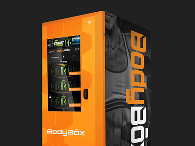 Supplement Vending Machine Co. Brand Identity brand identity ipad mockup supplement logo vending machine design
