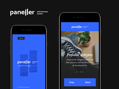 Paneller admin ios message mobile mobile ui kit panel project task ui ui kit