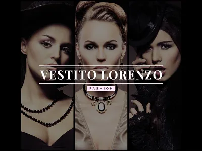 Vestito Lorenzo Fashion Logo beauty catwalk classy design fashion italian logo logo design minimal model
