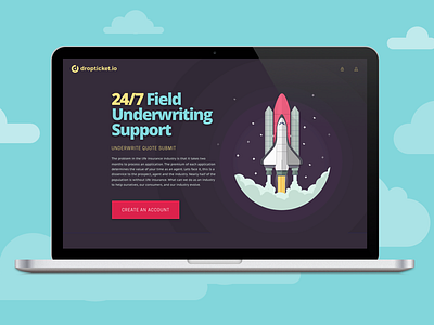 Dropticket Website design flat flat 2.0 site sketch uiux vector web webdesign website