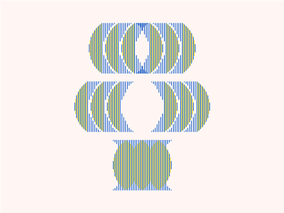 banana tree banana blue geometric illustration lines symmetry tree yellow