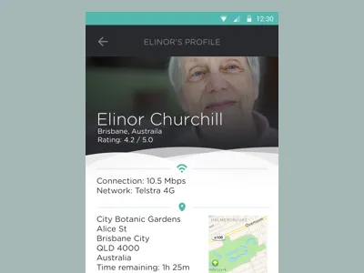 Hotspot App User Profile android app hotstop internet ios mobile profile user wifi