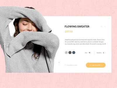 E-Commerce Shop ( Single Item ) 012 buy card dailyui e commerce fashion product shop ui