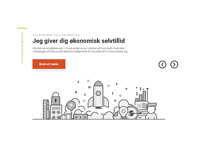 Primaliva charlie waite consulting economy flat landingpage simple web website