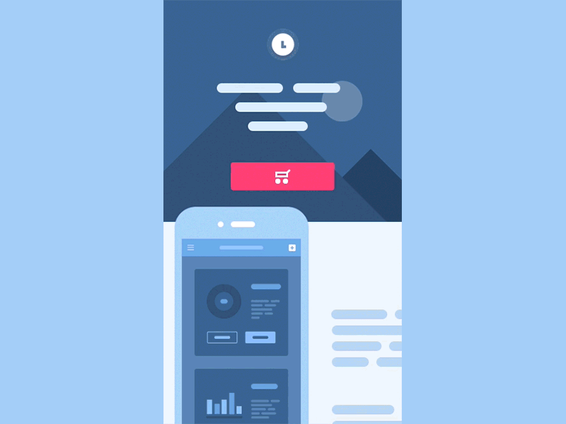#9 Generic Promo Page animation interaction landing mobile principle product page ui ux