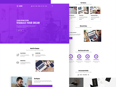Legend Design Studio agency clean template design design studio dhaka legend portfolio psd studio template