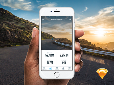 Workout Tracker (Free download) 041 activity calories dashboard exercise fitness goals health outdoors running tracking workout
