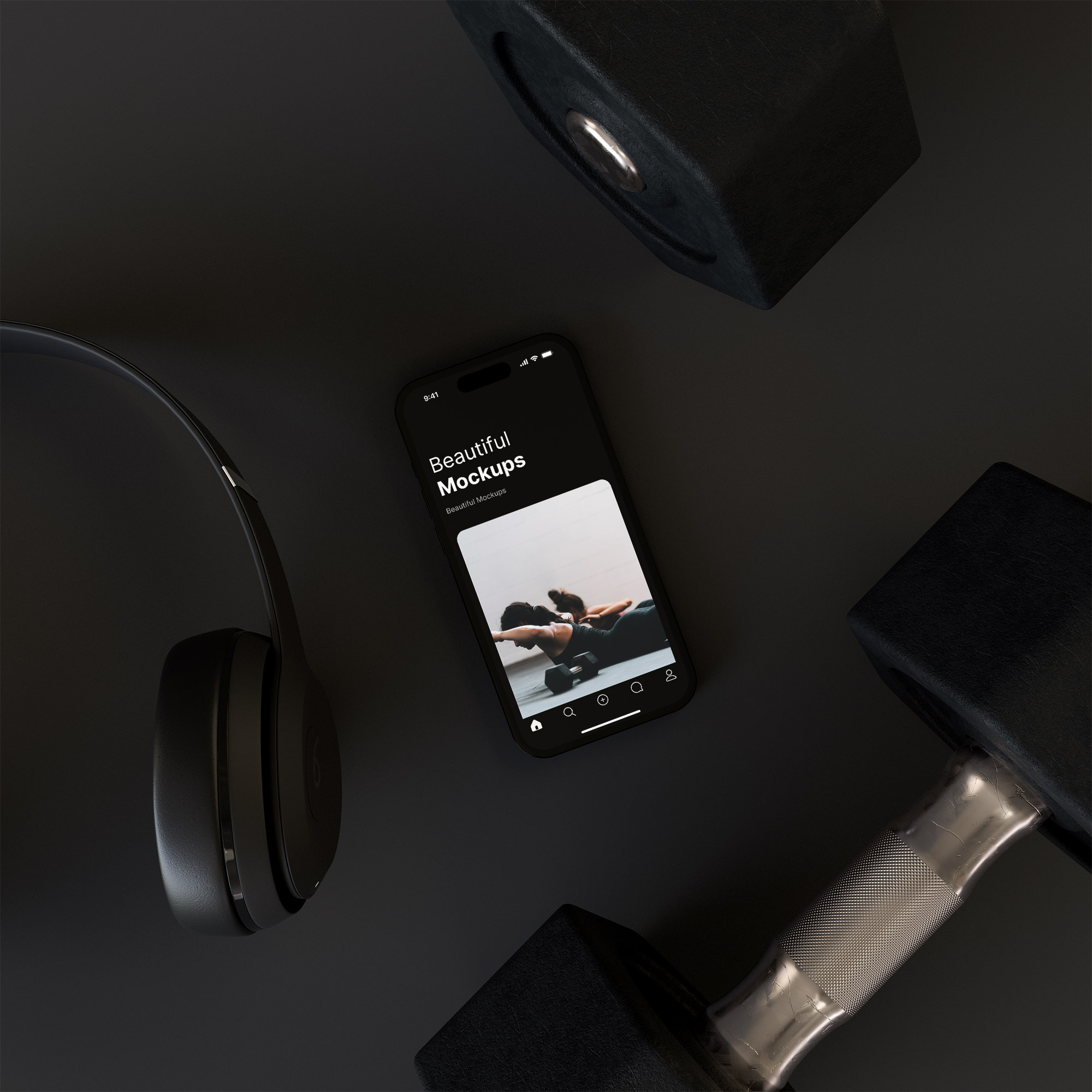 Example of Custom 3D Mockup Design