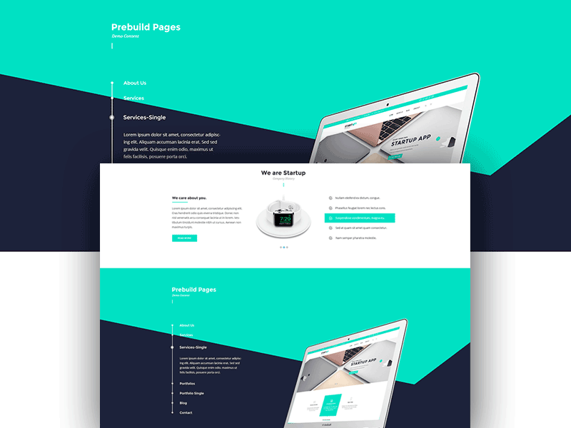 StartUp app business catering landing page plumber presentation stratup template theme website wedding wordpress
