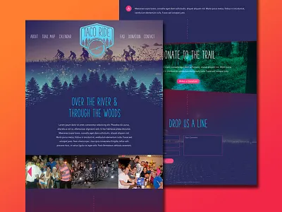 Taco Ride bike fun mock up music nature photoshop tacos