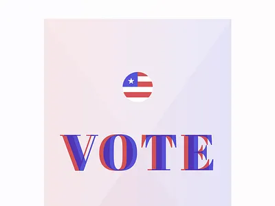 Vote 2016 election poster president vote