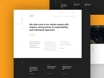 Lawyer website - Pitch dogstudio full size lawyers layout pitch webdesign website