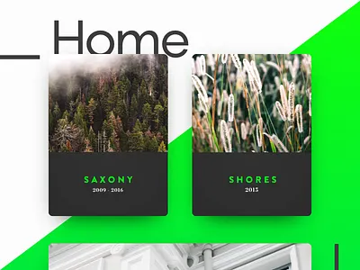 Green Impressions From Home app black flat green nature photos web white