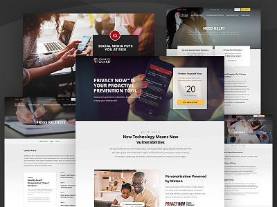 Identity Guard - Additional Templates app careers contact identity theft press product security timeline web design web service