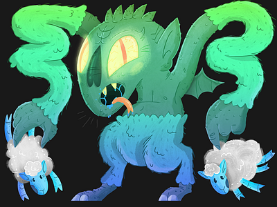 Seattle Monster Mash 26/31 cartoon chupacabra illustration monster seattle monster mash seattlemonstermash