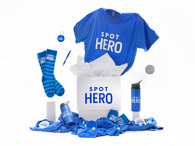 Spot Hero Swag brand identity design branding car focus lab identity identity design logo logo design logotype parking spot hero