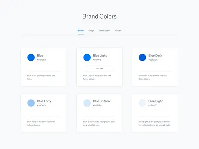 Colors brand colors pattern library swatches ui