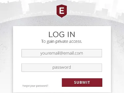 Website login