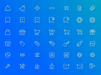 Free Ecommerce Icon Pack + PSD / AI Freebie android app development cart ecommerce flat icon icon pack iphone thin ui ux