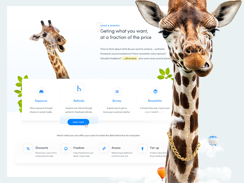 Example of Girafi – it's time to grow big