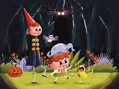 Over the Garden Wall autumn beast bird cartoon cartoon network fall frog halloween over the garden wall pumpkin