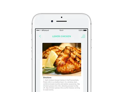 Recipapp design ios iphone iphone7 project recipes ui