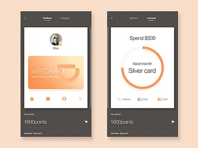 VIP #practice card gold ios ui vip