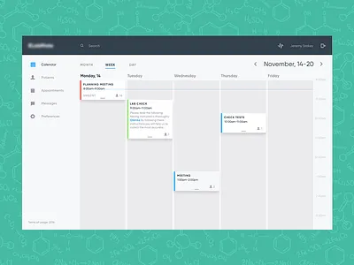 Elm calendar calendar date day event meeting month time week