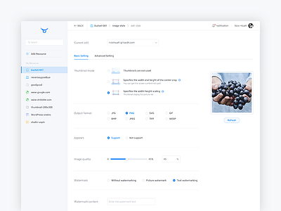 Edit Images Style clean client console control dashboard typography ui ux